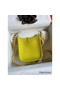 Hermes Evelyne Mini Handmade Bag in Lime Clemence Leather Replica
