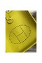 Hermes Evelyne Mini Handmade Bag in Lime Clemence Leather Replica