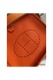 Hermes Evelyne Mini Handmade Bag in Orange Clemence Leather Replica