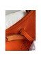 Hermes Evelyne Mini Handmade Bag in Orange Clemence Leather Replica