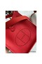 Hermes Evelyne Mini Handmade Bag in Red Clemence Leather Replica