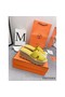 Hermes Eze 30 Cork Platform Sandals in Yellow Suede Leather Replica