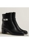 Hermes Frenchie 50mm Ankle Boots In Black Calfskin Replica