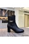 Hermes Frenchie 50mm Ankle Boots In Black Calfskin Replica