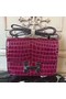 Hermes Fuchsia Constance MM 24cm Crocodile Bag Replica