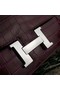 Hermes Fuchsia Constance MM 24cm Crocodile Bag Replica
