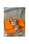 Hermes Gaby Sandals 60mm in Brown Nappa Leather Replica