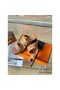Hermes Gaby Sandals 60mm in Brown Nappa Leather Replica