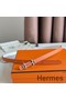 Hermes Gamma 13mm Belt in Orange Epsom Leather and White Swift Leather Replica