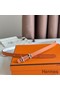 Hermes Gamma 13mm Belt in Orange Epsom Leather and White Swift Leather Replica