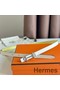 Hermes Gamma 13mm Belt in White Epsom Leather and Yellow Swift Leather Replica