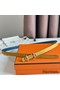 Hermes Gamma 13mm Belt in Yellow Epsom Leather and Blue Swift Leather Replica