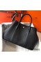 Hermes Garden Party 30 Bag In Black Taurillon Leather Replica