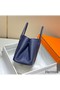 Hermes Garden Party 30 Bag In Blue Saphir Taurillon Leather Replica