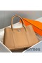 Hermes Garden Party 30 Bag In Chai Taurillon Leather Replica