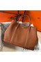 Hermes Garden Party 30 Bag In Gold Taurillon Leather Replica