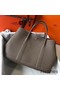 Hermes Garden Party 30 Bag In Taupe Taurillon Leather Replica