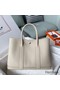 Hermes Garden Party 30 Handmade Bag in Beton Negonda Leather Replica