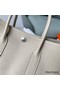 Hermes Garden Party 30 Handmade Bag in Beton Negonda Leather Replica