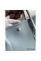 Hermes Garden Party 30 Handmade Bag in Blue Lin Clemence Leather Replica