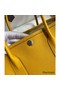 Hermes Garden Party 30 Handmade Bag in Jaune Ambre Clemence Leather Replica