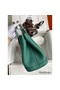 Hermes Garden Party 30 Handmade Bag in Malachite Clemence Leather Replica
