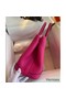 Hermes Garden Party 30 Handmade Bag in Rose Red Clemence Leather Replica