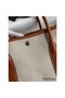 Hermes Garden Party 30 Handmade Bag in Toile and Gold Leather Replica