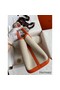Hermes Garden Party 30 Handmade Bag in Toile and Orange Leather Replica