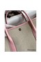 Hermes Garden Party 30 Handmade Bag in Toile and Pink Leather Replica