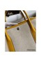 Hermes Garden Party 30 Handmade Toile and Yellow Leather Replica