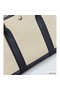 Hermes Garden Party 30cm Bag in Toile and Black Leather Replica