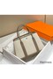 Hermes Garden Party 30cm Bag in Toile and Taupe Leather Replica