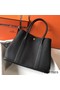 Hermes Garden Party 36 Bag In Black Clemence Leather Replica