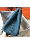 Hermes Garden Party 36 Bag In Blue Jean Clemence Leather Replica