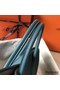 Hermes Garden Party 36 Bag In Blue Jean Clemence Leather Replica