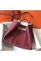 Hermes Garden Party 36 Bag In Bordeaux Clemence Leather Replica