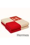 Hermes Geranium Avalon Vibration Throw Blanket Replica