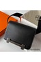 Hermes Geta Handmade Bag In Black Chevre Mysore Leather Replica