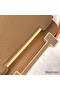 Hermes Geta Handmade Bag In Chai Chevre Mysore Leather Replica