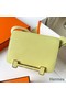 Hermes Geta Handmade Bag In Jaune Bourgeon Chevre Mysore Leather Replica