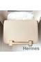 Hermes Geta Handmade Bag In Nata Chevre Mysore Leather Replica