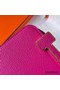 Hermes Geta Handmade Bag In Rose Purple Chevre Mysore Leather Replica