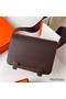 Hermes Geta Handmade Bag In Rouge Sellier Chevre Mysore Leather Replica