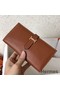 Hermes Gold Swift Bearn Gusset Wallet Replica