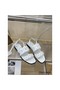 Hermes Grace Sandals in White Nappa Leather Replica