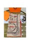 Hermes Grey/Orange Panoplie Equestre Eyeliner Shawl 140 Replica
