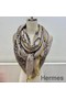 Hermes Grey/Yellow Panoplie Equestre Eyeliner Shawl 140 Replica