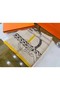 Hermes Grey/Yellow Panoplie Equestre Eyeliner Shawl 140 Replica