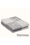Hermes Grey Avalon III Throw Blanket Replica